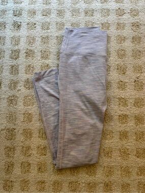Outdoor Voices Heathered Pastel Space-Dye Leggings - Light Lavender/Gray